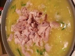 小米青菜煮肥牛-天和晟烤鸭店(世纪坛店)