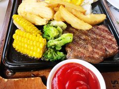 烤海鲈鱼·牛排拼盘-必胜客(新海上世界店)