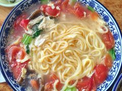 西红柿木耳鸡蛋面-竹青胶东摔面(黄岛开发区店)