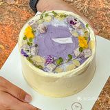 终于有好吃的芋泥蛋糕了！芋泥脑袋满意！