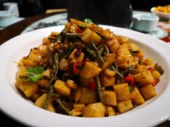 卜豆角藕丁-不二舟食府(车站南路店)