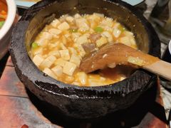 石锅鸡汤豆腐-绿茶餐厅(光谷世界城步行街店)