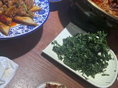 凉拌灰灰菜-蓝田印象