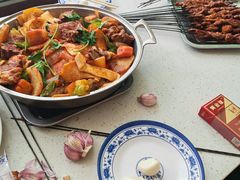 土豆炕羊排-老字号老马炕锅烤肉城