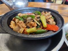 豆豉花腩煲-关氏饮食店
