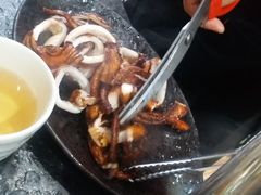 冰竹鱿鱼-草家酱蟹炭火烤肉店(珲春南路一店)