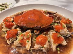 葱油蒸红膏蟹-玫瑰厅上海菜(兴国路店)