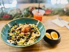 炙烤明太鱼籽虾仁拌面-里面·Noodlology(机电院店)