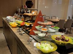 自助取餐区-无锡鲁能万豪酒店-行政酒廊