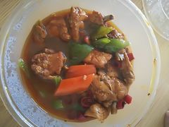 辣炒本地小公鸡-吕氏疙瘩汤·私家菜馆(慈云寺店)