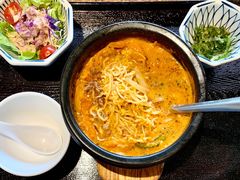 牛小排汤拉面定食-炼火烤肉店