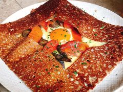 鸡蛋蘑菇熏肉荞麦可丽饼-RAC BAR(安福路店)