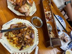 -盛得农家美食·无花果浸鸡·古法烧鸡·竹筒饭(白水寨森林海店)