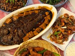 红烧豆腐烩黄鱼-玲珑餐厅(陕西南路店)