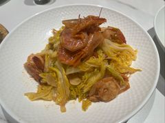 大虾炒白菜-山东宾馆·齐鲁苑餐厅