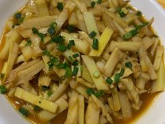 竹笋肉丝-天乐农家鱼头王(天目湖店)