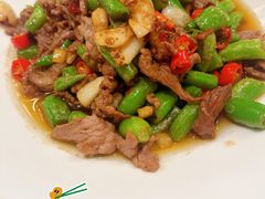 杭椒爆炒牛肉-新白鹿餐厅(爱琴海购物中心店)