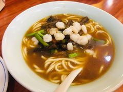 虾爆鳝面-奎元馆.百年奎元.非遗传承(西湖边的解放路店)