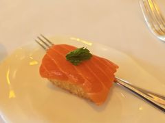 三文鱼刺身脆米-Jean Georges