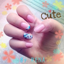 点击看大图 可爱的Rena作品-安娜美甲美睫沙龙