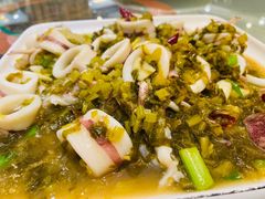 酸菜炒鱿鱼-温岭人家(红花北路店)