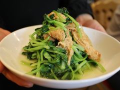 鸡毛菜炒腐衣-玫瑰厅上海菜(兴国路店)