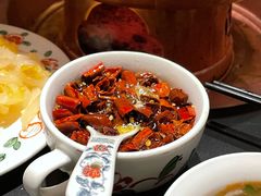 现炸辣椒油-北京老门框爆肚四季涮肉(淮海东路外滩店)