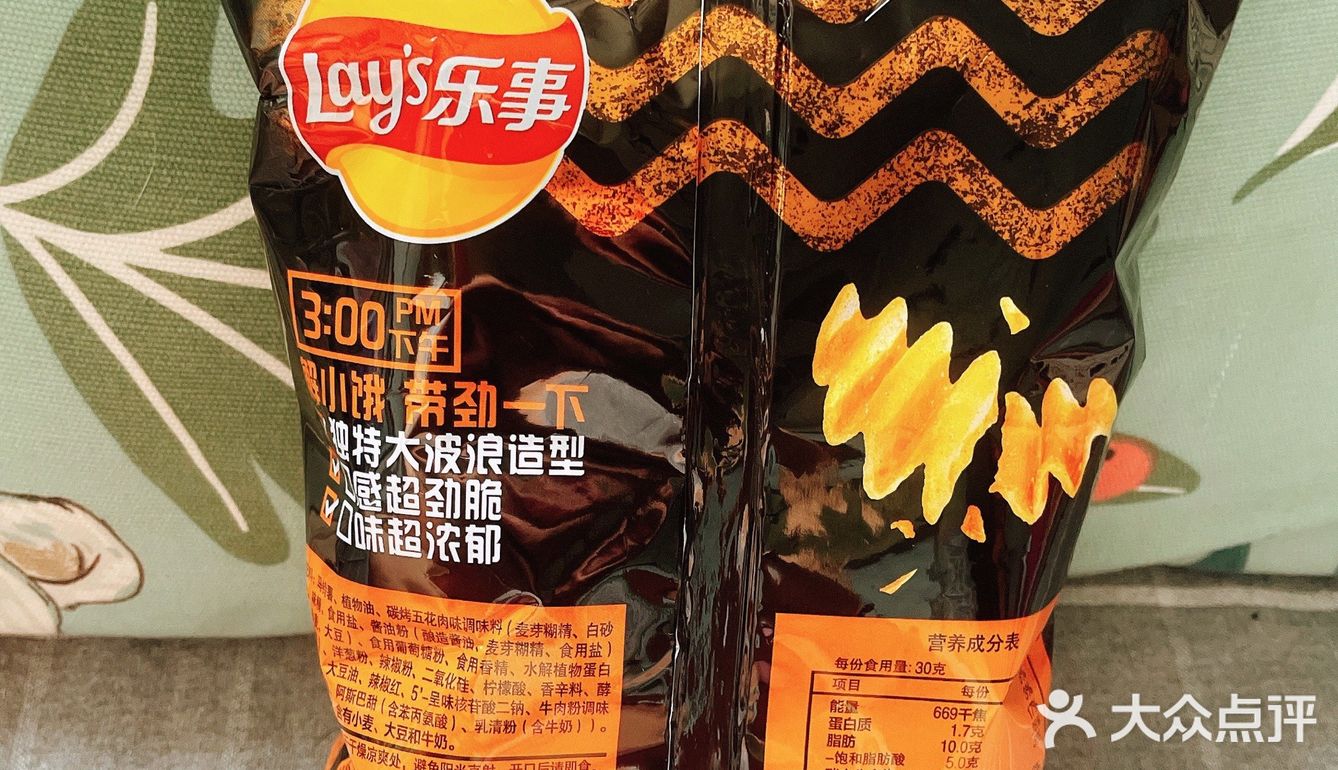 网购零食|乐事薯片碳烤五花肉味