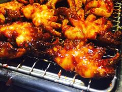 辣烤小章鱼-喜儿家铁网烤章鱼(弘大店)