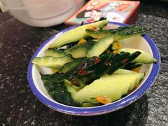 百香果捞青瓜-何妹湿辣牛肉·粤式烧烤砂煲(桂雅路店)