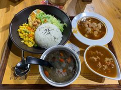 鲜虾扇贝饭-海盗虾饭·剥好的小龙虾饭(上地辉煌店)