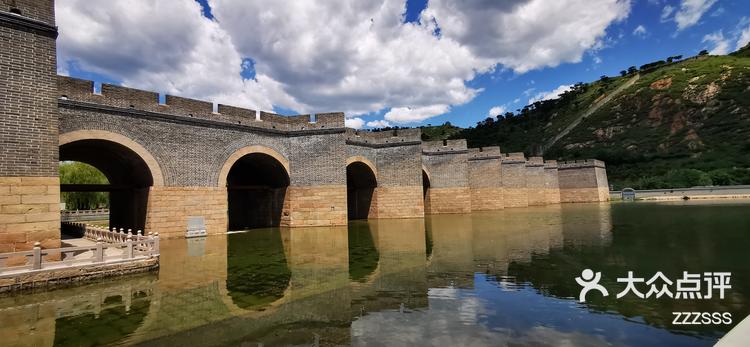 水上长城图片