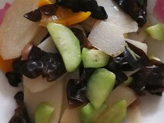 打包的山药（涮品）回家重新炒的-阿田大虾(回龙观店)