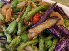 豆角烧茄子-飞鹿餐饮·陕南菜(北关店)