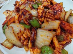 辣炒鱿鱼-贤花饭店(城阳店)