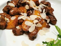 杏仁年糕牛肉-小厨娘淮扬菜(六合欢乐港店)