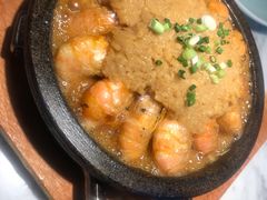 石板蒜蓉虾-小菜园新徽菜(泰州茂业店)