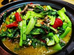 青菜牛肉-郑件洋芋饭庄