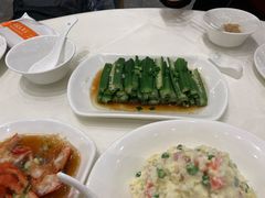 葱油秋葵-金时代顺风大酒店(临港百联店)