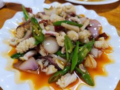 尖椒鱿鱼-温州一家人美食(西木头市店)