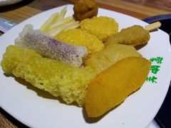 炸薯条-蒙肥羊·酸汤潮牛·鲜牛肉火锅烤肉自助(岗顶店)