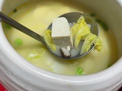 鸡汤小白菜煮榆林豆腐-西贝(上海新梅广场店)