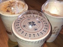 杏仁豆腐桂花茶-长春堂顺时而饮(前门店)