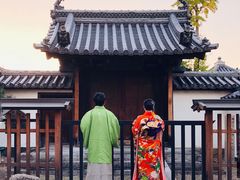 枫雅和服店西侧庭院-枫雅和服体验(奈良店)
