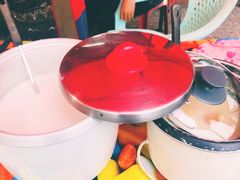 椰汁-芒果糯米饭摊子