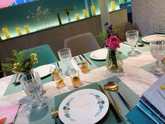 餐具摆设-蜜桃花开·中西融合菜E&W(南长街店)