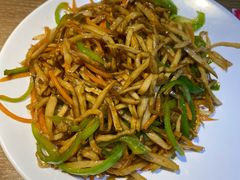 小炒杏鲍菇-姥姥家春饼店(佳亿时尚广场店)