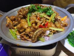 香辣牛蛙-西街夜油条·麻团包乌饭