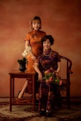 -时光纪亲子全家福照相馆(静安店母女写真父母纪念照)