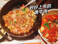 小炒黄牛肉-小隐人家(乐松店)